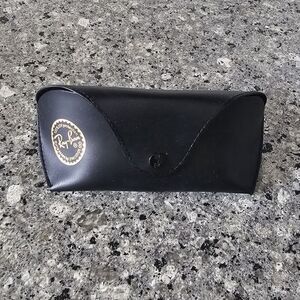 Ray Ban Hard Side Aviator Eyeglasses Sunglasses Protective Case Only Black Snap‎